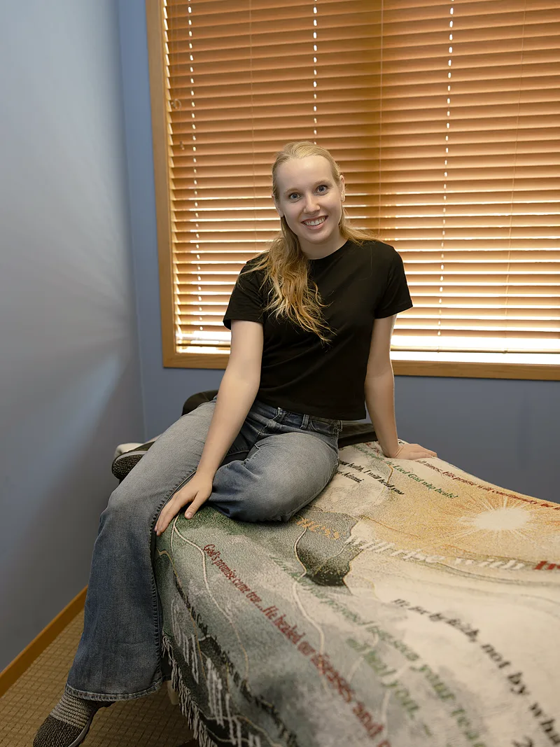 Massage treatment room